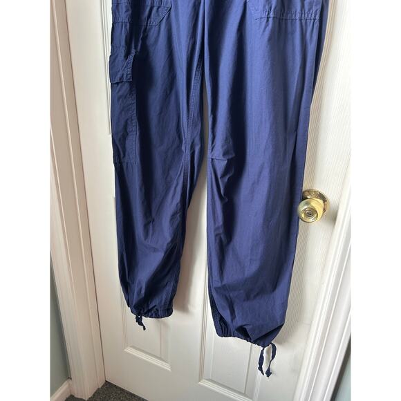Aerie Navy Paperbag Joggers - Medium - Picture 3 of 6